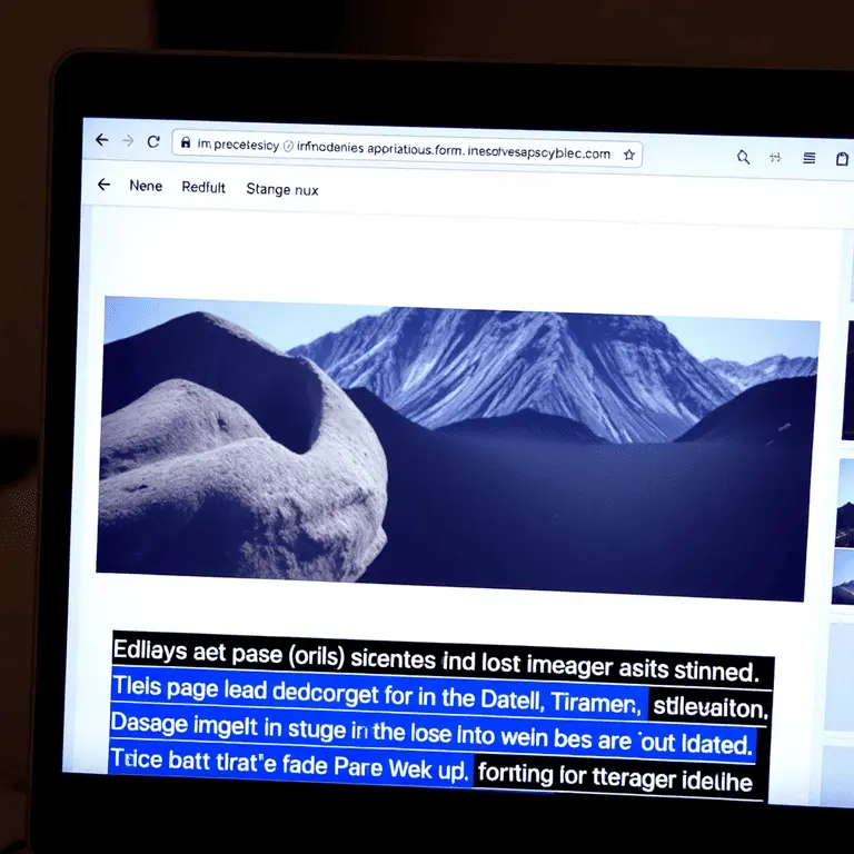 Czytnik ekranu odczytujący tekst alternatywny obrazów